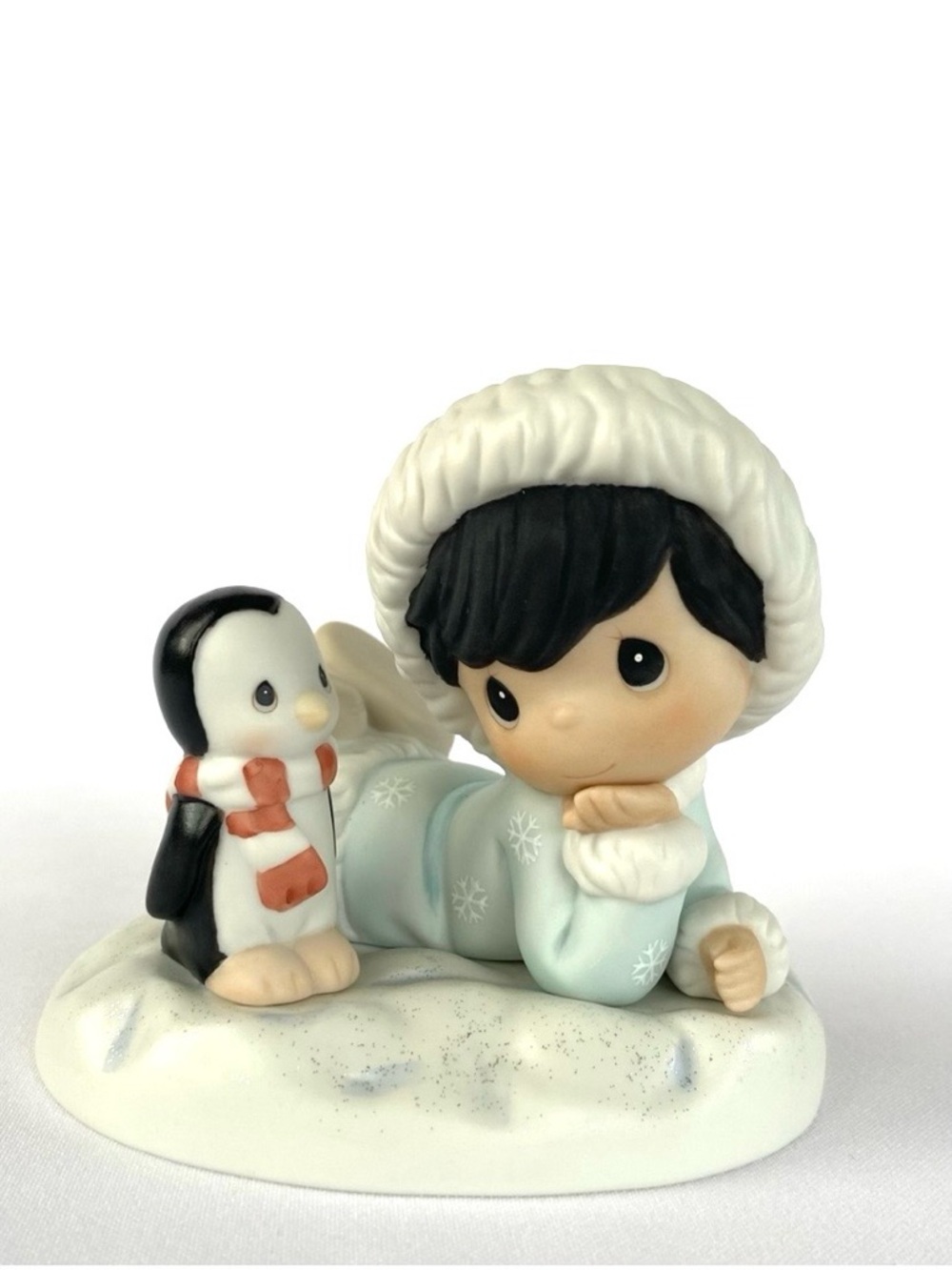 Precious Moments Alaska Once More, How’s Yer Christmas? Vintage Figurine 455784